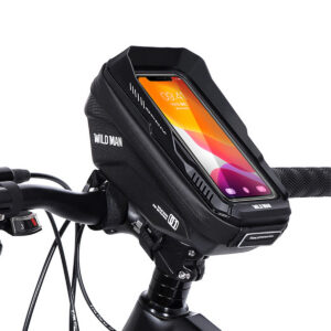 Alforja WILD MAN Porta Celular para Manillar con Visera UV Impermeable para MTB y Ruta – XT1
